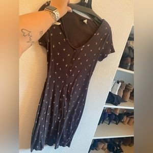 Button down bodycon dress - size M